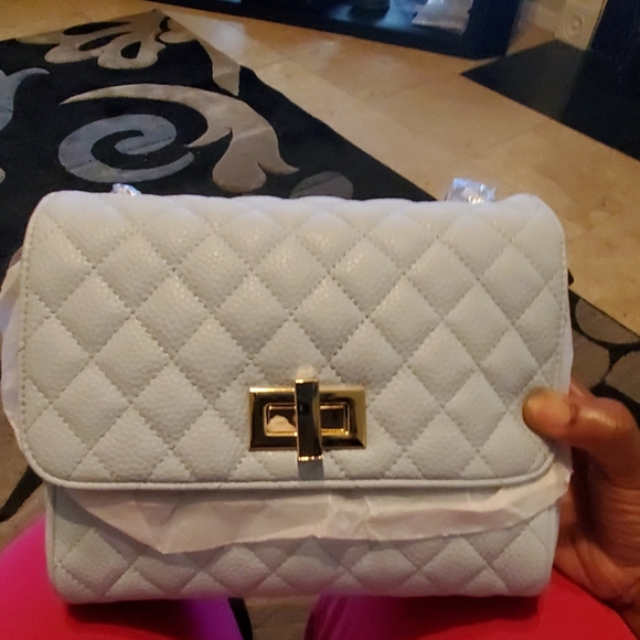 Light blue faux crossbody purse - Picture 2 of 3